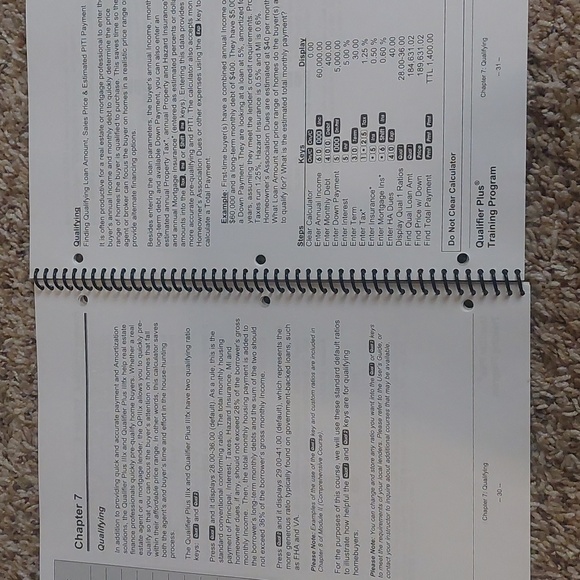 Qualifier Plus Real Estate Finance Calculator & Workbook - NWT - Picture 9 of 12
